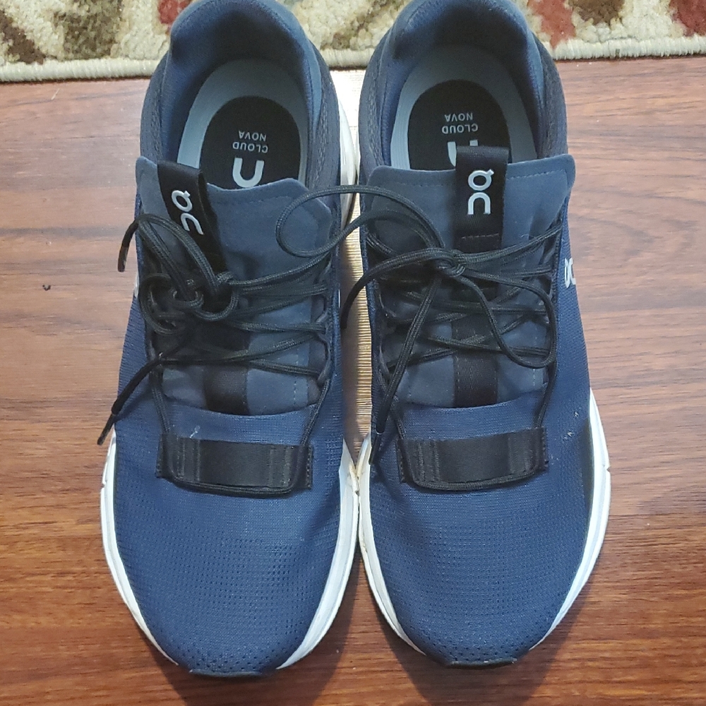 On Running Men's Blue and Black Sneakers